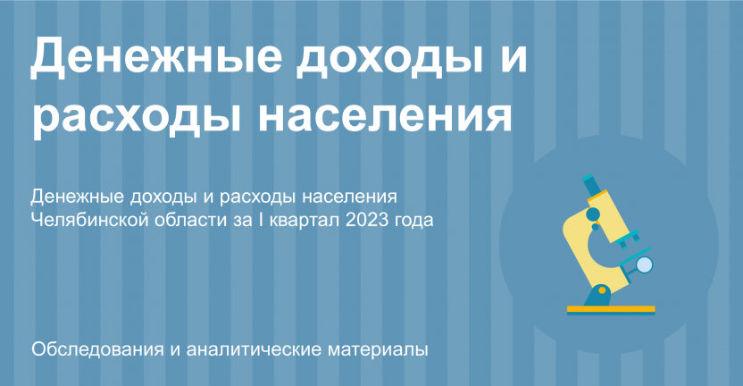 Денежные доходы и расходы населения Челябинской области за I квартал 2023 года